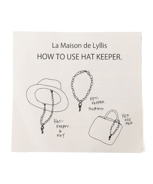 LA MAISON DE LYLLIS メゾンドリリス　HATKEEPER La Maison de Lyllis / メゾンドリリス HATKEEPER（その他
