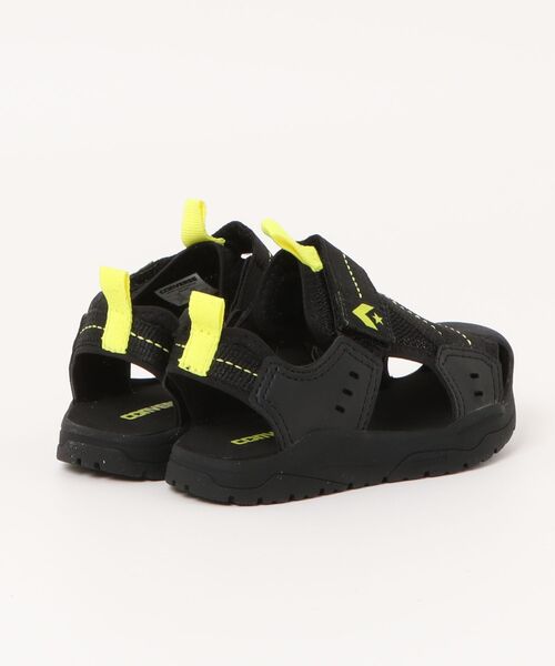 CONVERSE（コンバース）の「【CONVERSE／コンバース】キッズ MSD CP サンダル／KID'S MSD CP SANDAL（サンダル・キッズ・ブラック×イエロー・17.0cm/18.0cm/19.0cm/20.0cm/21.0cm/23.0cm/24.0cm/16.0cm/22.0cm）」の4枚目の写真