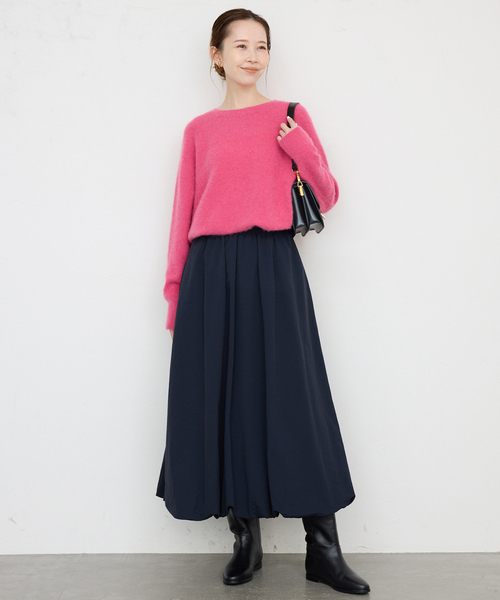 SLOBE IENA(スローブイエナ)の「《追加》バルーンイージースカート(スカート・レディース・ネイビー/ホワイト・FREE)」の17枚目の写真