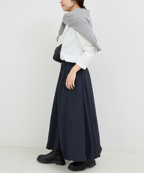 SLOBE IENA(スローブイエナ)の「《追加》バルーンイージースカート(スカート・レディース・ネイビー/ホワイト・FREE)」の22枚目の写真