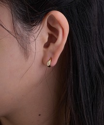 ◆金属アレルギー対応◆◆made in japan◆【片手でスムースワンタッチ】ビジュードロップ ミニスムースピアス