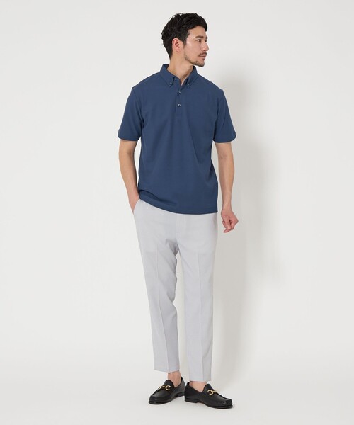 BEAUTY&YOUTH UNITED ARROWS(ビューティーアンドユースユナイテッドアローズ)の「【WEB限定 WARDROBE SMART】ステイ クリーン ピケ BD ポロシャツ【抗菌・防臭】(ポロシャツ・メンズ・ホワイト/ブラック/ダークグレー/ロイヤルブルー・S/M/L/XL)」の16枚目の写真