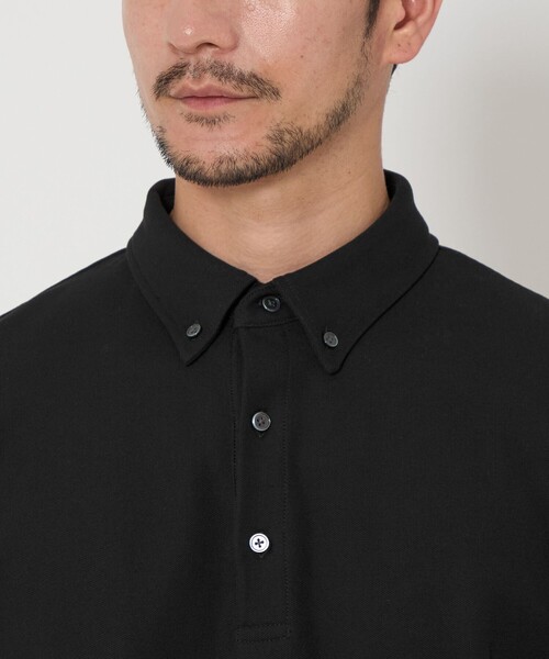 BEAUTY&YOUTH UNITED ARROWS(ビューティーアンドユースユナイテッドアローズ)の「【WEB限定 WARDROBE SMART】ステイ クリーン ピケ BD ポロシャツ【抗菌・防臭】(ポロシャツ・メンズ・ホワイト/ブラック/ダークグレー/ロイヤルブルー・S/M/L/XL)」の9枚目の写真