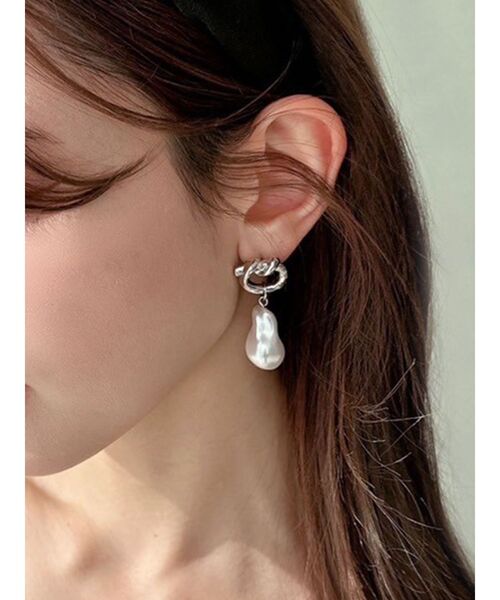 大人気新品セール ブ セール】オイスターパールピアス（ピアス（両耳用））｜RESEXXY アクセサリー