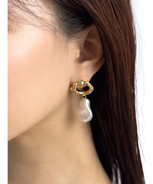 mari53◆オイスターパールピアス mari53様専用◇オイスターパールピアス