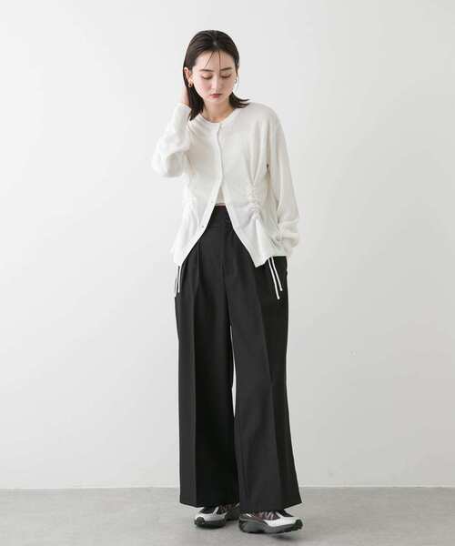 セール】ドロストシャーリングカーディガン（カーディガン/ボレロ