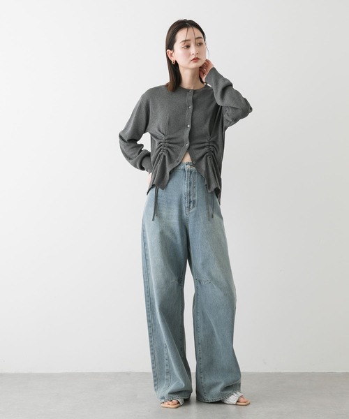 セール】ドロストシャーリングカーディガン（カーディガン/ボレロ