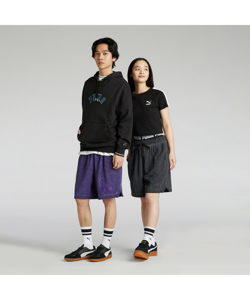 PUMA(プーマ)の「PUMA プーマ ユニセックス NEKO-san x DYLAN オーバーダイ ニット ショーツ(その他パンツ・メンズ・ブラック/パープル・LARGE/MEDIUM/X-LARGE/XX-LARGE/SMALL)」の9枚目の写真