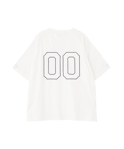 AVIREX(アヴィレックス)の「《WEB LIMITED Belle LINE》LACE NUMBERING T-SHIRT/レースナンバリングTシャツ(Tシャツ/カットソー・レディース・ホワイト/ブラック・M/S)」の21枚目の写真