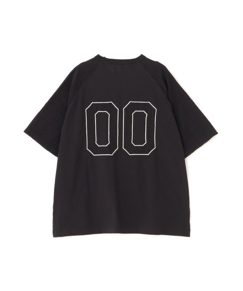 AVIREX(アヴィレックス)の「《WEB LIMITED Belle LINE》LACE NUMBERING T-SHIRT/レースナンバリングTシャツ(Tシャツ/カットソー・レディース・ホワイト/ブラック・M/S)」の8枚目の写真
