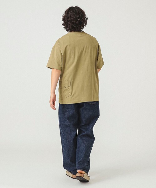 BEAMS（ビームス）の「BEAMS / 【吸水速乾 / 軽量】アクティブ Tシャツ（Tシャツ/カットソー・メンズ・ブラウン/ネイビー/オリーブ・L/M/S/XL）」の5枚目の写真