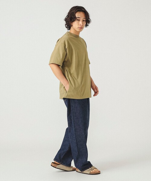 BEAMS（ビームス）の「BEAMS / 【吸水速乾 / 軽量】アクティブ Tシャツ（Tシャツ/カットソー・メンズ・ブラウン/ネイビー/オリーブ・L/M/S/XL）」の6枚目の写真