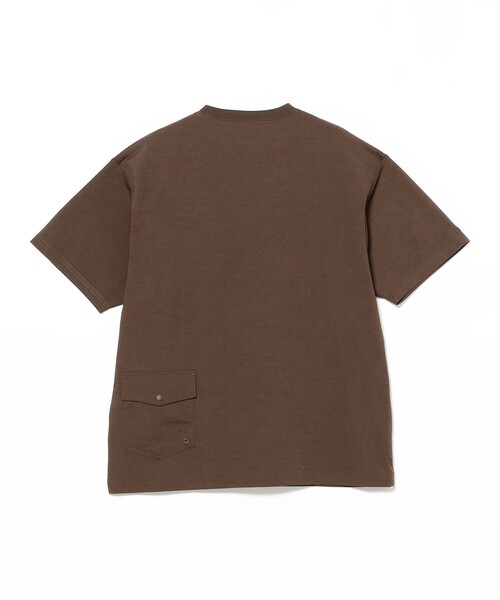 BEAMS（ビームス）の「BEAMS / 【吸水速乾 / 軽量】アクティブ Tシャツ（Tシャツ/カットソー・メンズ・ブラウン/ネイビー/オリーブ・L/M/S/XL）」の16枚目の写真