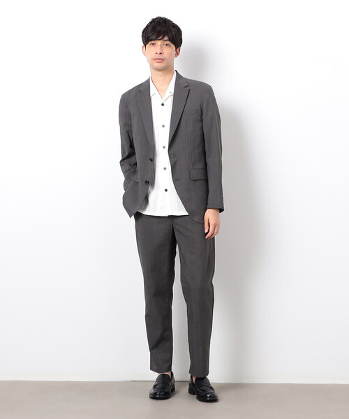 COMME CA ISM(コムサイズム)の「キューバシャツ(シャツ/ブラウス・メンズ・ホワイト/ブラック・LARGE/MEDIUM)」の6枚目の写真