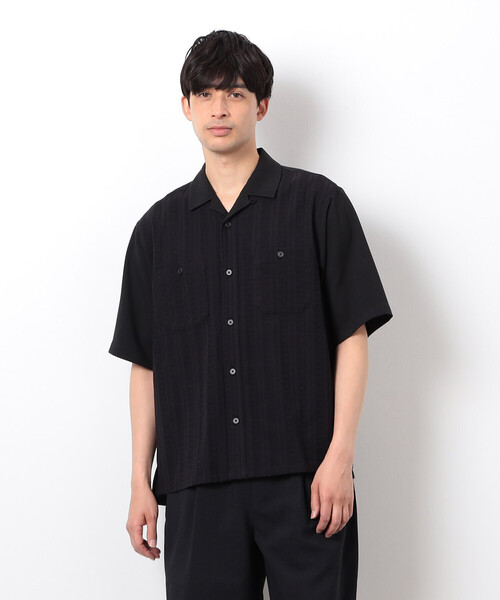 COMME CA ISM(コムサイズム)の「キューバシャツ(シャツ/ブラウス・メンズ・ホワイト/ブラック・LARGE/MEDIUM)」の10枚目の写真
