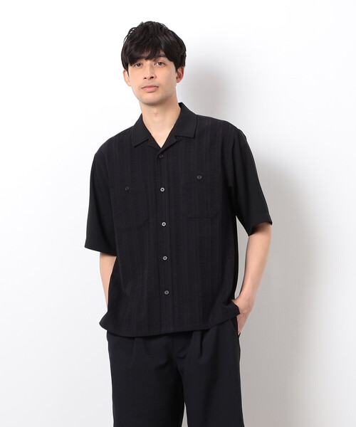 COMME CA ISM(コムサイズム)の「キューバシャツ(シャツ/ブラウス・メンズ・ホワイト/ブラック・LARGE/MEDIUM)」の11枚目の写真