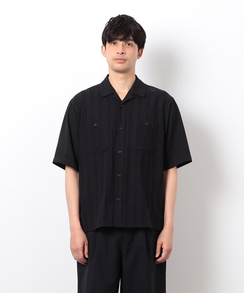 COMME CA ISM(コムサイズム)の「キューバシャツ(シャツ/ブラウス・メンズ・ホワイト/ブラック・LARGE/MEDIUM)」の12枚目の写真