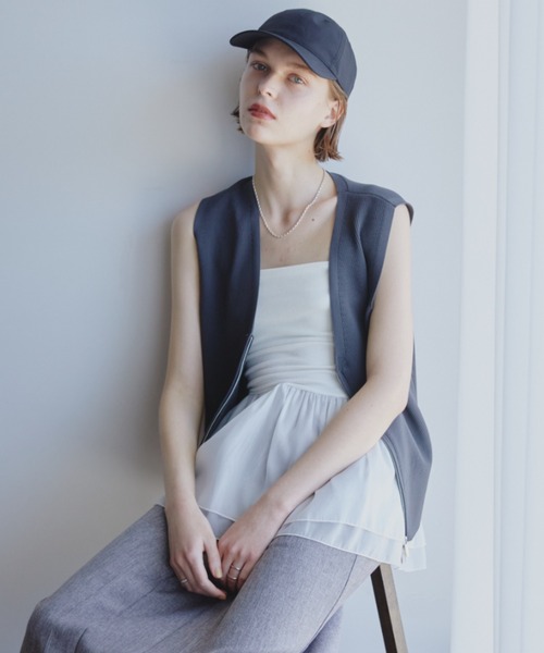 Aunt Marie's（アントマリーズ）の「オーガンジーベアビスチェ（チューブトップ・レディース・ブラック/ホワイト・FREE）」の8枚目の写真