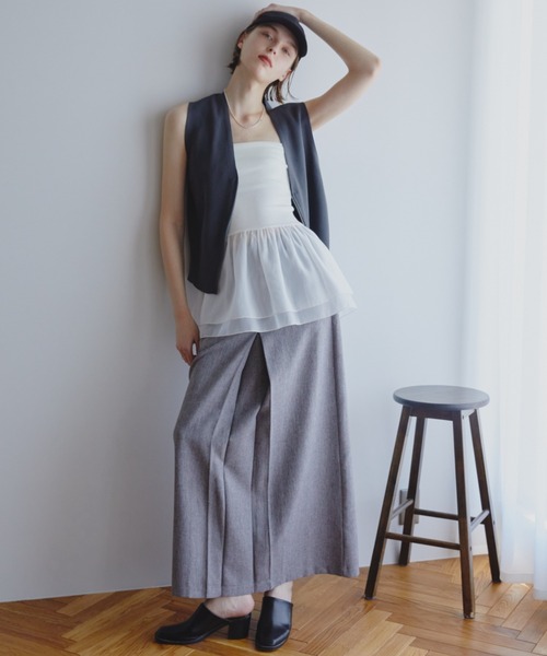 Aunt Marie's（アントマリーズ）の「オーガンジーベアビスチェ（チューブトップ・レディース・ブラック/ホワイト・FREE）」の6枚目の写真