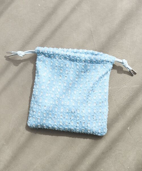 RETRO GIRL(レトロガール)の「2WAY巾着バッグ(ショルダーバッグ・レディース・ブラック/オフホワイト/ブルー・ONE SIZE)」の21枚目の写真