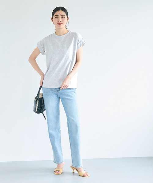coca(coca)(コカ)の「フレンチスリーブロゴTシャツ(Tシャツ/カットソー・レディース・D/C・M/XL/S/L)」の4枚目の写真