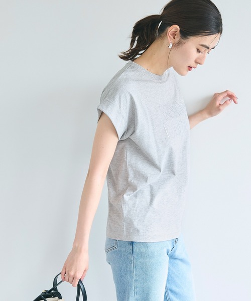 coca(coca)(コカ)の「フレンチスリーブロゴTシャツ(Tシャツ/カットソー・レディース・D/C・M/XL/S/L)」の5枚目の写真