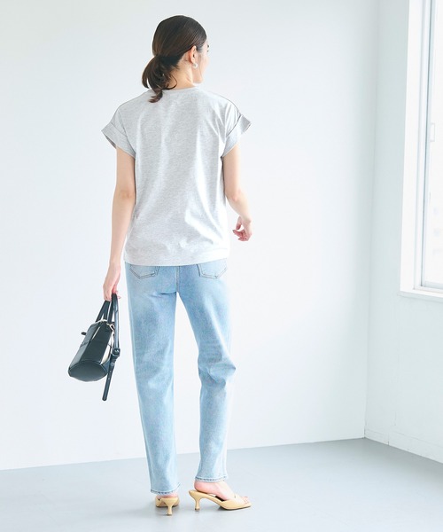 coca(coca)(コカ)の「フレンチスリーブロゴTシャツ(Tシャツ/カットソー・レディース・D/C・M/XL/S/L)」の6枚目の写真