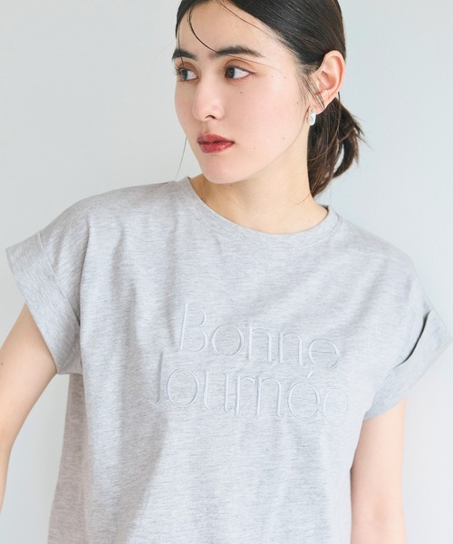 coca(coca)(コカ)の「フレンチスリーブロゴTシャツ(Tシャツ/カットソー・レディース・D/C・M/XL/S/L)」の7枚目の写真