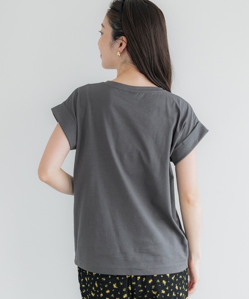 coca(coca)(コカ)の「フレンチスリーブロゴTシャツ(Tシャツ/カットソー・レディース・D/C・M/XL/S/L)」の13枚目の写真