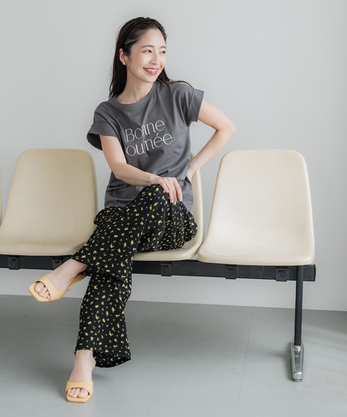 coca(coca)(コカ)の「フレンチスリーブロゴTシャツ(Tシャツ/カットソー・レディース・D/C・M/XL/S/L)」の14枚目の写真