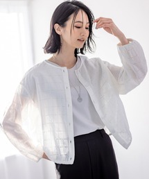 PESERICO ショート丈ブルゾン/ホワイト/新品未使用 ジャンパー