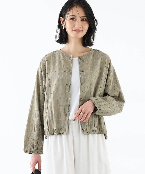 新品 大人気商品  セール】【2025春夏】刺しゅうブルゾン（ブルゾン）｜A/C DESIGN 下着・アンダーウェア
