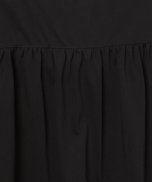 LEPSIM（レプシィム）の「バックギャザーワイドT　290299（Tシャツ/カットソー・レディース・ブラック/ホワイト×ブラック/イエロー/オフホワイト/オレンジ・FREE）」の13枚目の写真