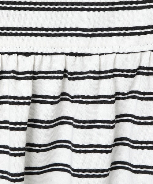 LEPSIM（レプシィム）の「バックギャザーワイドT　290299（Tシャツ/カットソー・レディース・ブラック/ホワイト×ブラック/イエロー/オフホワイト/オレンジ・FREE）」の16枚目の写真