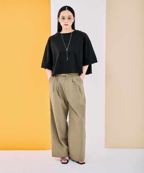 セール】バックギャザーワイドT 290299（Tシャツ/カットソー）｜LEPSIM