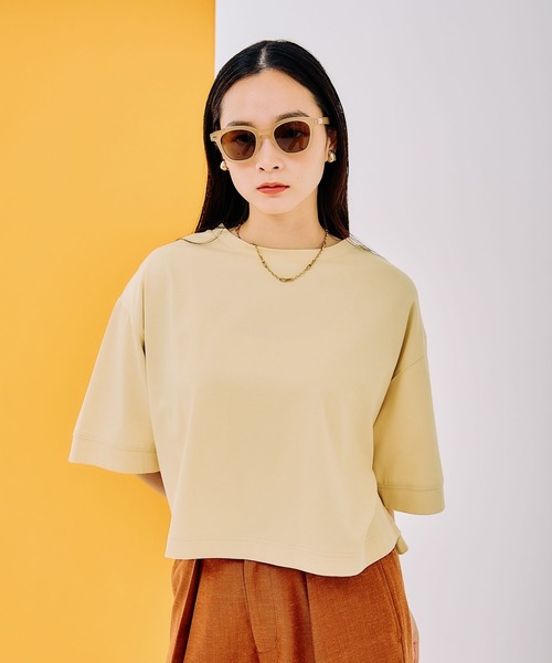 白波出品　12/1 セール】バックギャザーワイドT 290299（Tシャツ/カットソー）｜LEPSIM