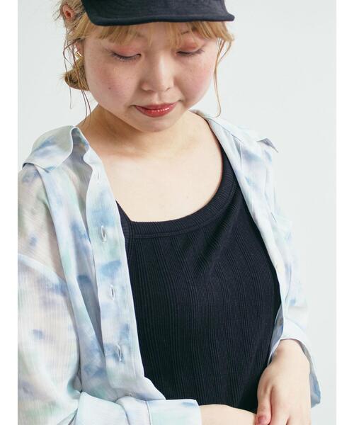 SM2(エスエムツー)の「ランダムリブカップ付アシメキャミソール(Tシャツ/カットソー・レディース・ブルー/オフホワイト/レッド/ブラック・F)」の10枚目の写真