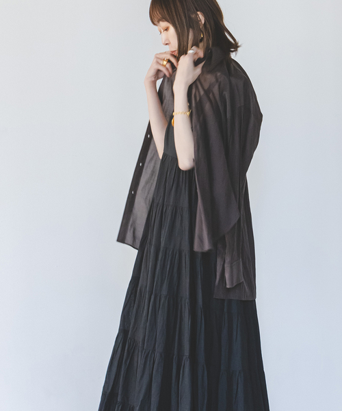 MARIHA(マリハ)の「MARIHA/マリハ 虹の女神のドレス(無地)(ワンピース・レディース・ブラック/ブラウン・34/36/38)」の8枚目の写真