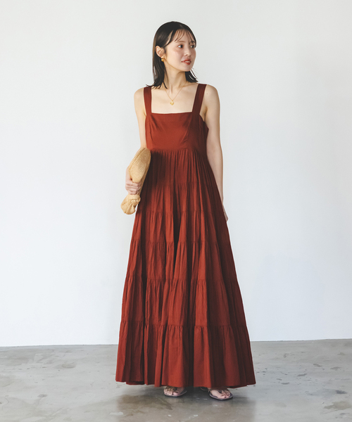 MARIHA(マリハ)の「MARIHA/マリハ 虹の女神のドレス(無地)(ワンピース・レディース・ブラック/ブラウン・34/36/38)」の13枚目の写真