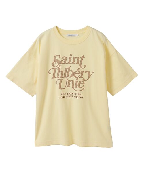 AMERICAN HOLIC(アメリカンホリック)の「デザインロゴプリントTシャツ(Tシャツ/カットソー・レディース・イエロー/オフホワイト/チャコールグレー・M/L)」の17枚目の写真
