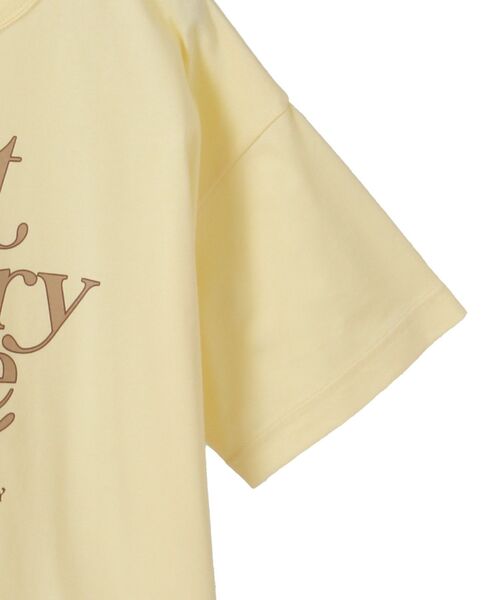 AMERICAN HOLIC(アメリカンホリック)の「デザインロゴプリントTシャツ(Tシャツ/カットソー・レディース・イエロー/オフホワイト/チャコールグレー・M/L)」の20枚目の写真