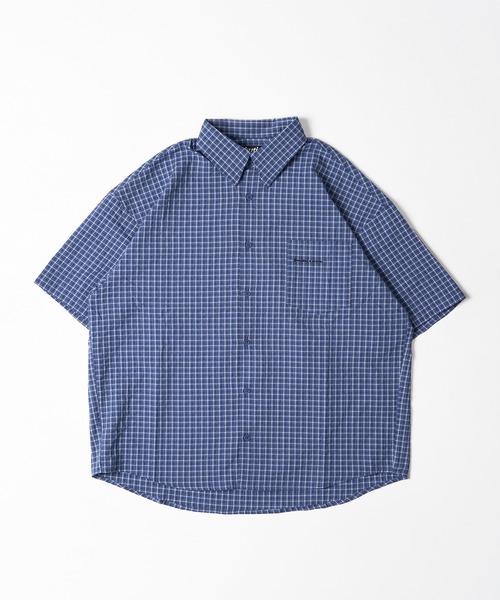 kutir（クティール）の「ASSORTED SEER SOCCOR CHECK SHIRT／アソートシアサッカーチェックシャツ（シャツ/ブラウス・メンズ・ブラック/アイボリー/ブルー/ベージュ・MEDIUM/LARGE）」の4枚目の写真