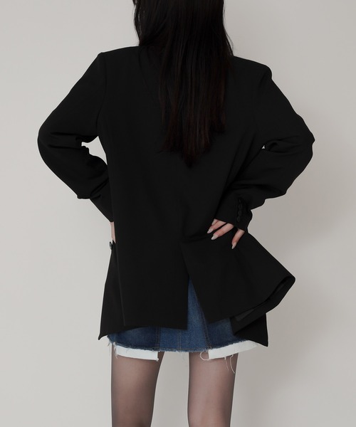 KINO THE KEI（キノザケイ）の「デニム ミニ スカート KINO THE KEI（デニムスカート・レディース・サックスブルー/ブルー・S/M）」の11枚目の写真