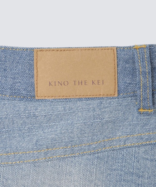 KINO THE KEI（キノザケイ）の「デニム ミニ スカート KINO THE KEI（デニムスカート・レディース・サックスブルー/ブルー・S/M）」の18枚目の写真