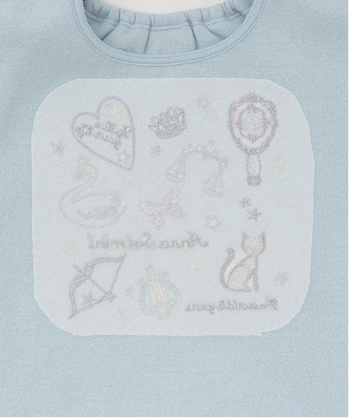 ANNA SUI mini(アナスイ・ミニ)の「【あったか裏起毛】星座刺しゅうトレーナー(スウェット・キッズ・ラベンダー/ライトブルー・85-95cm)」の6枚目の写真