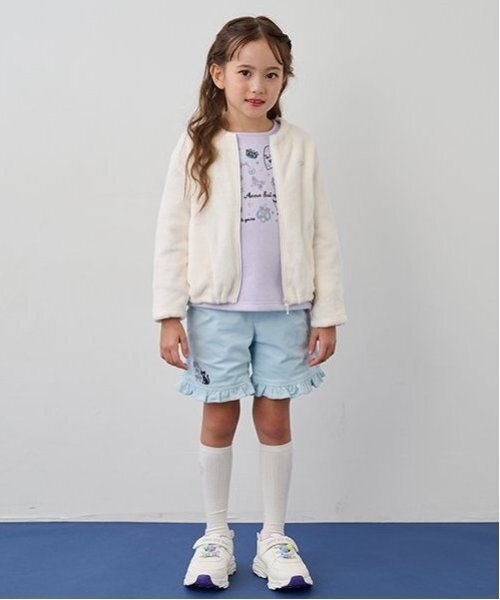 ANNA SUI mini(アナスイ・ミニ)の「【あったか裏起毛】星座刺しゅうトレーナー(スウェット・キッズ・ラベンダー/ライトブルー・85-95cm)」の12枚目の写真