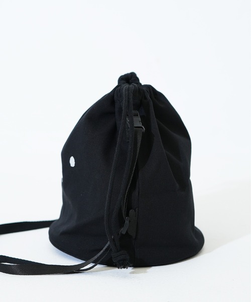 Miffy（ ミッフィー）の「【miffy/ミッフィー】 巾着ショルダー フェイスデザイン（ショルダーバッグ・レディース・ブラック/ナチュラル・FREE）」の8枚目の写真