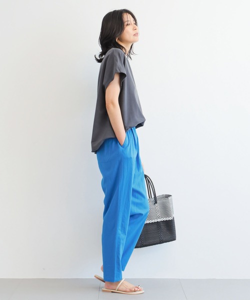 BARNYARDSTORM（バンヤードストーム）の「BARNYARDSTORM / リラックステーパードパンツ【WEB限定カラー・サイズ】（その他パンツ・レディース・ブラック/ブルー/ブラウン/ブラウン系その他3・S/M/L）」の5枚目の写真