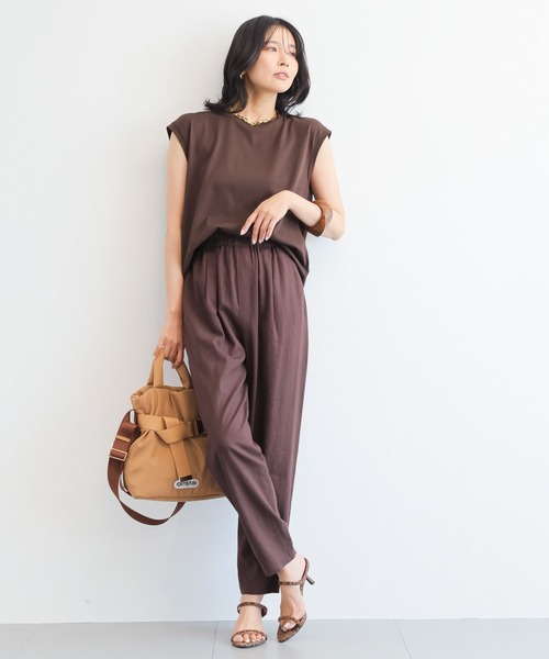 BARNYARDSTORM（バンヤードストーム）の「BARNYARDSTORM / リラックステーパードパンツ【WEB限定カラー・サイズ】（その他パンツ・レディース・ブラック/ブルー/ブラウン/ブラウン系その他3・S/M/L）」の7枚目の写真