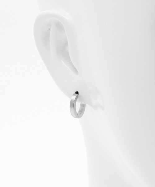 ANCHOR（アンカー）の「Circle Pierce / フープピアス / サークル（ピアス（片耳用）・メンズ・シルバー/ブラック/ゴールド/ブラック系その他・FREE）」の6枚目の写真